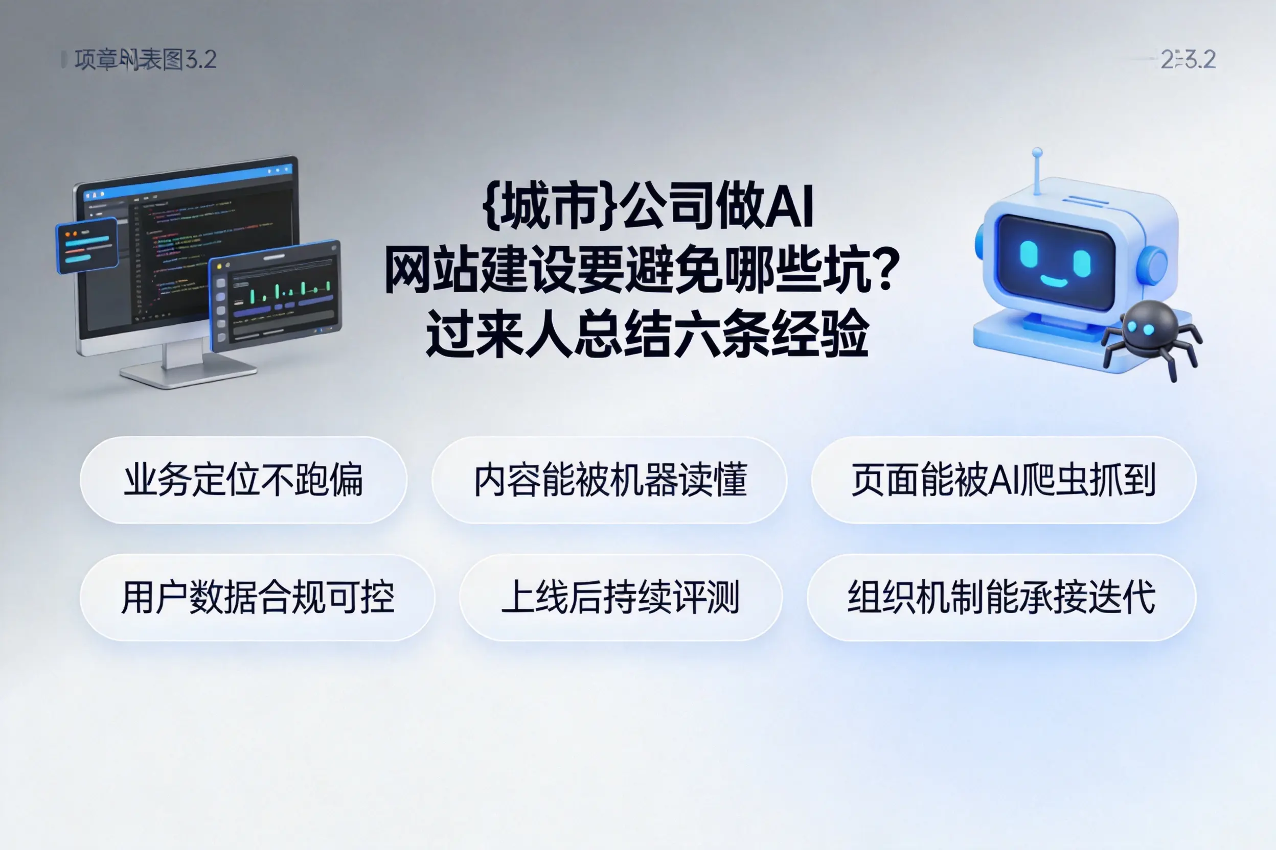 白城公司做AI网站建设要避免哪些坑？过来人总结六条经验