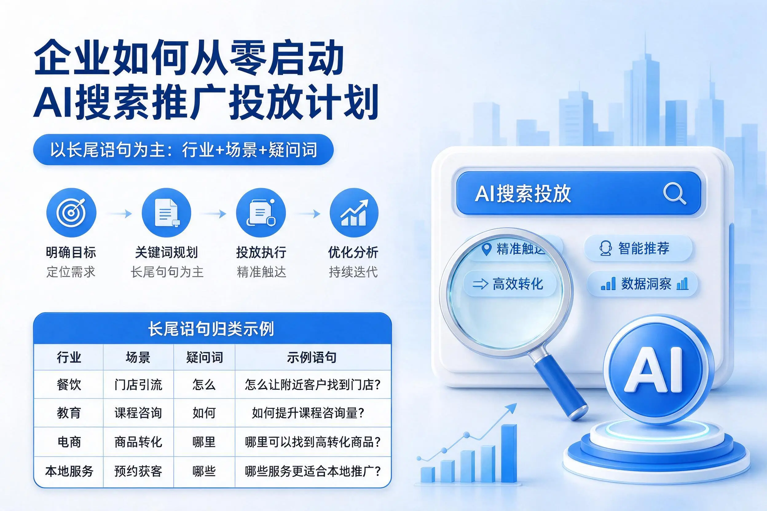白城企业如何从零启动AI搜索推广投放计划
